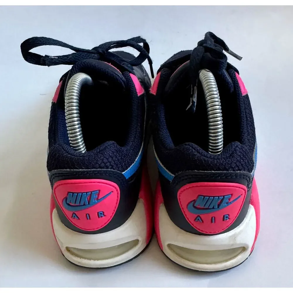 Nike Air Max Sneakers Navy Blue Pink Size Youth 4